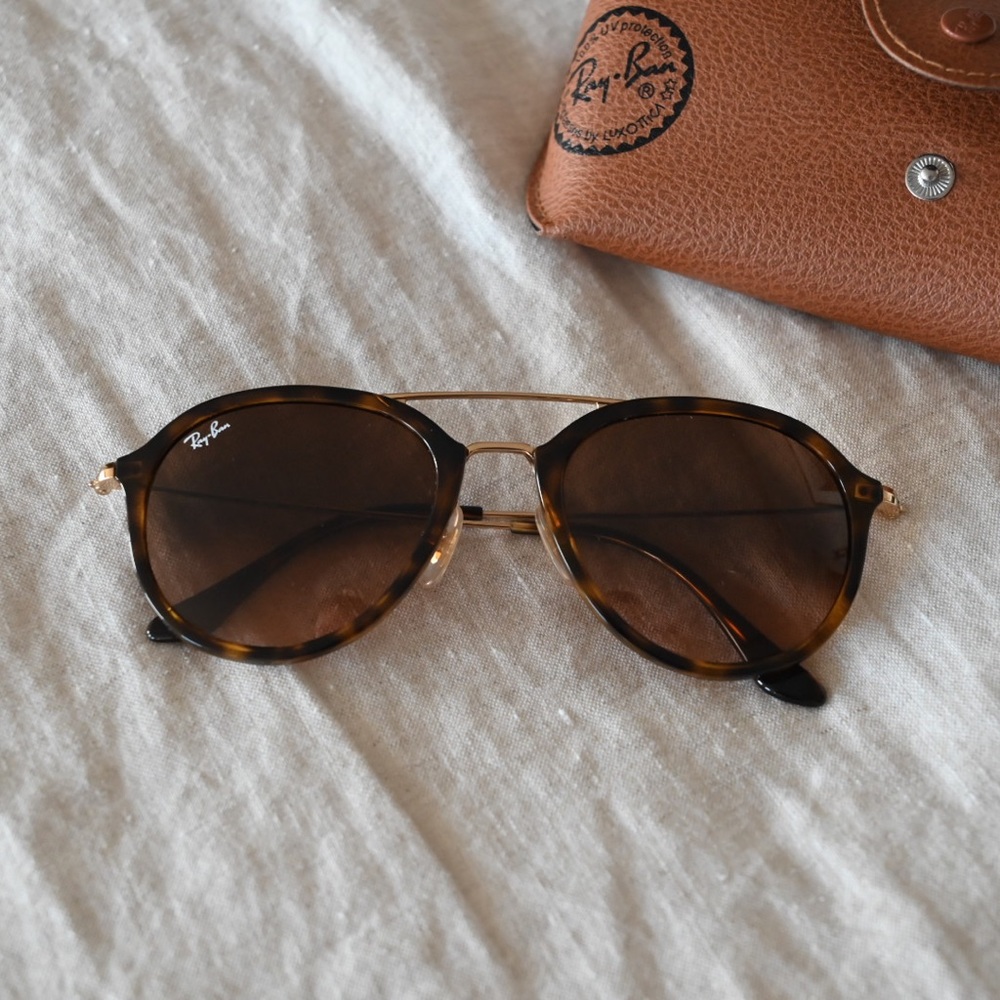 Ray Ban gradient lens aviator sunglasses